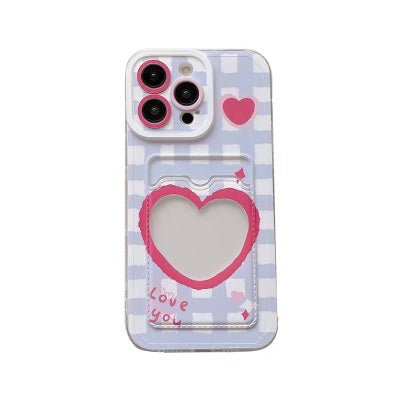 Blue Card Holder Case For