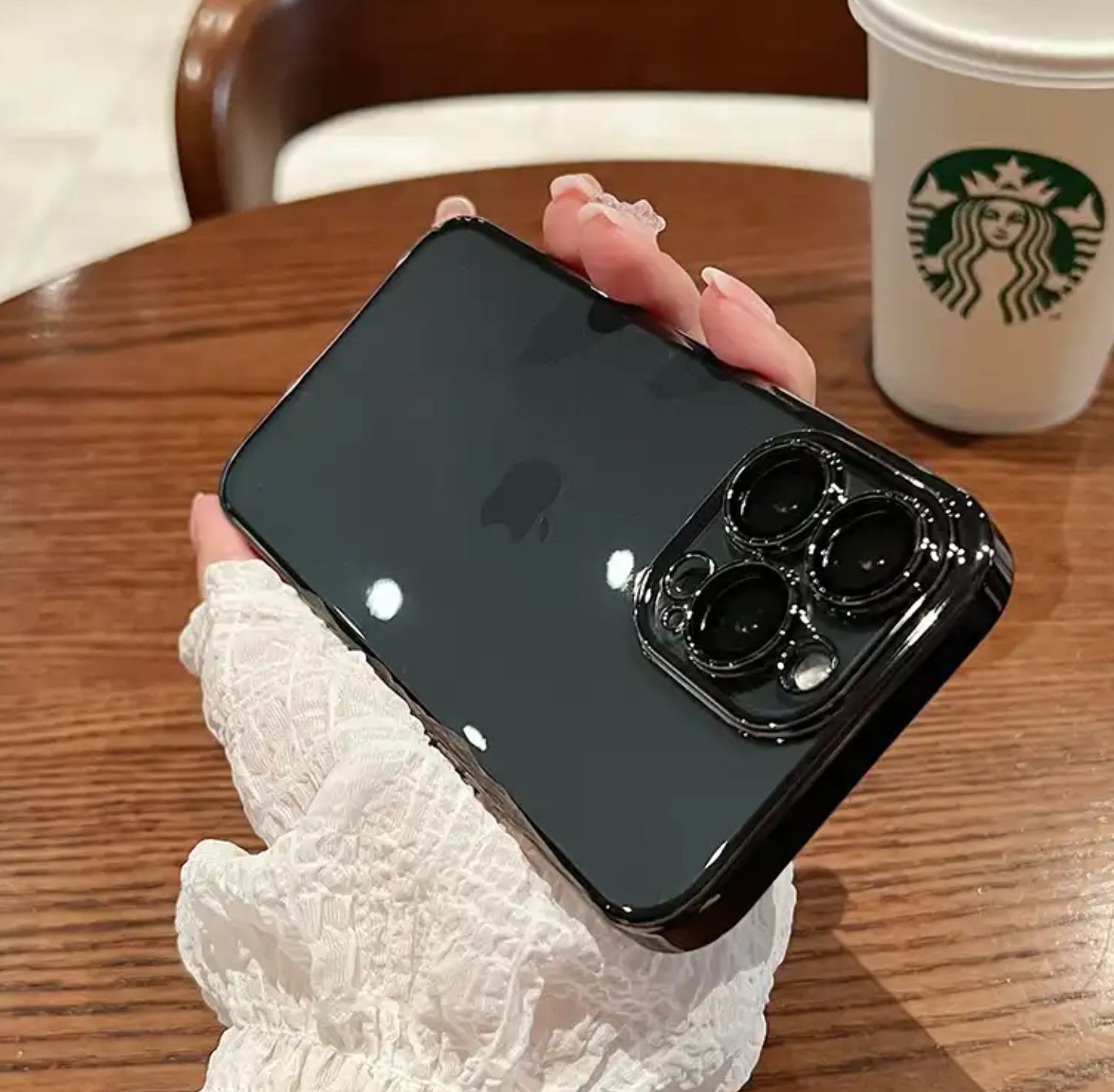 Black Camera Protection Case For iPhone 13 Pro