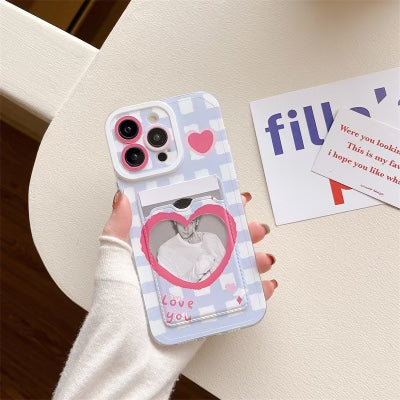Blue Card Holder Case For 12 Pro