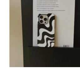 Black white Art Case For iPhone 15/14 pro max