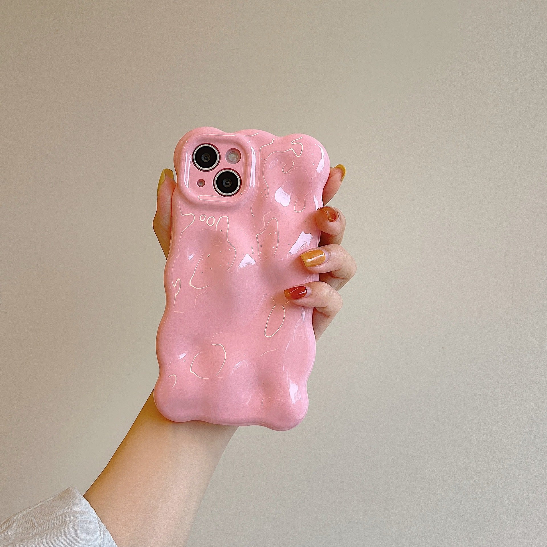 Pink Macaron Case For iPhone 14 pro max