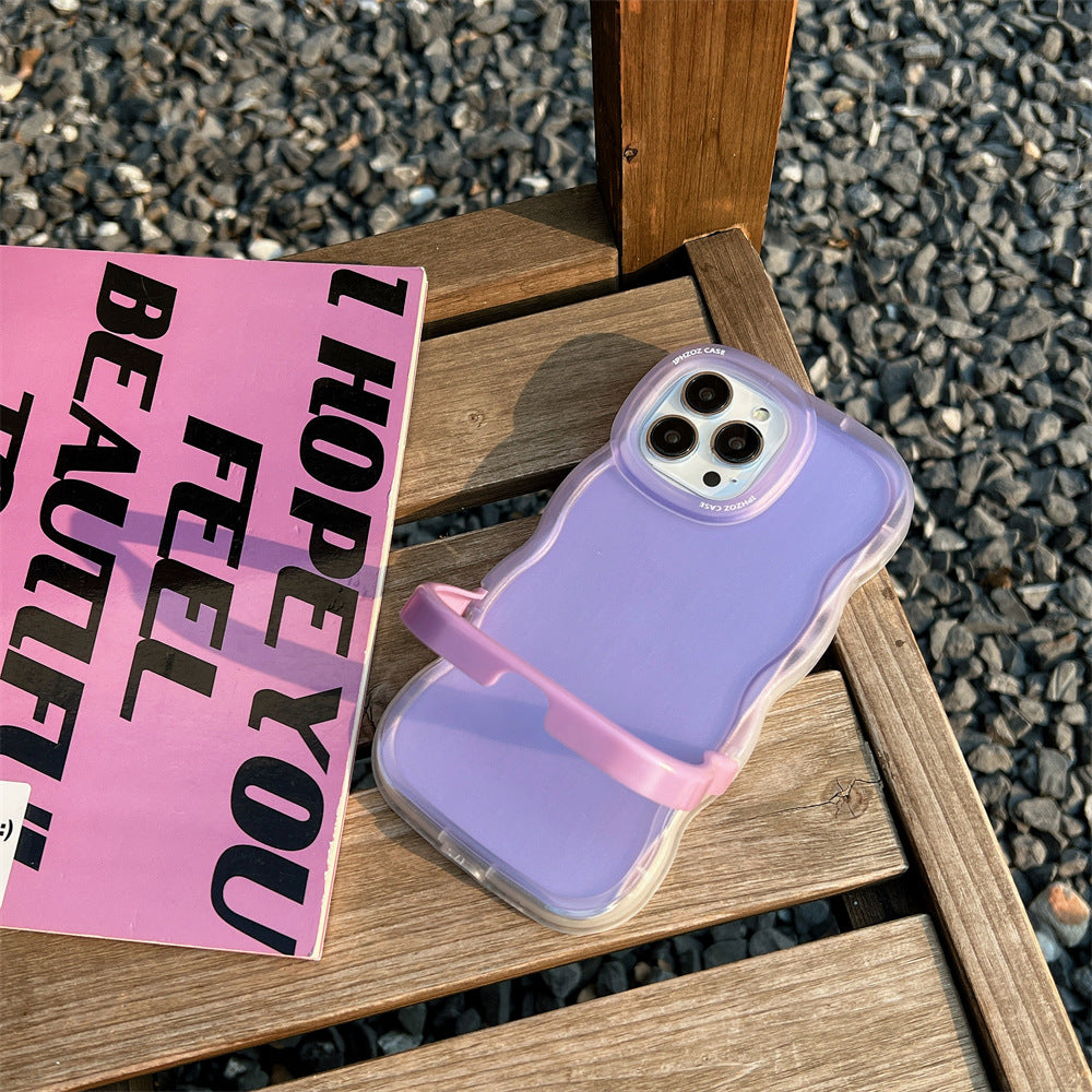 Purple Transperent Case For iPhone 15/14 pro max