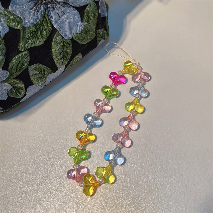 Crystal Love Style Phone Charm