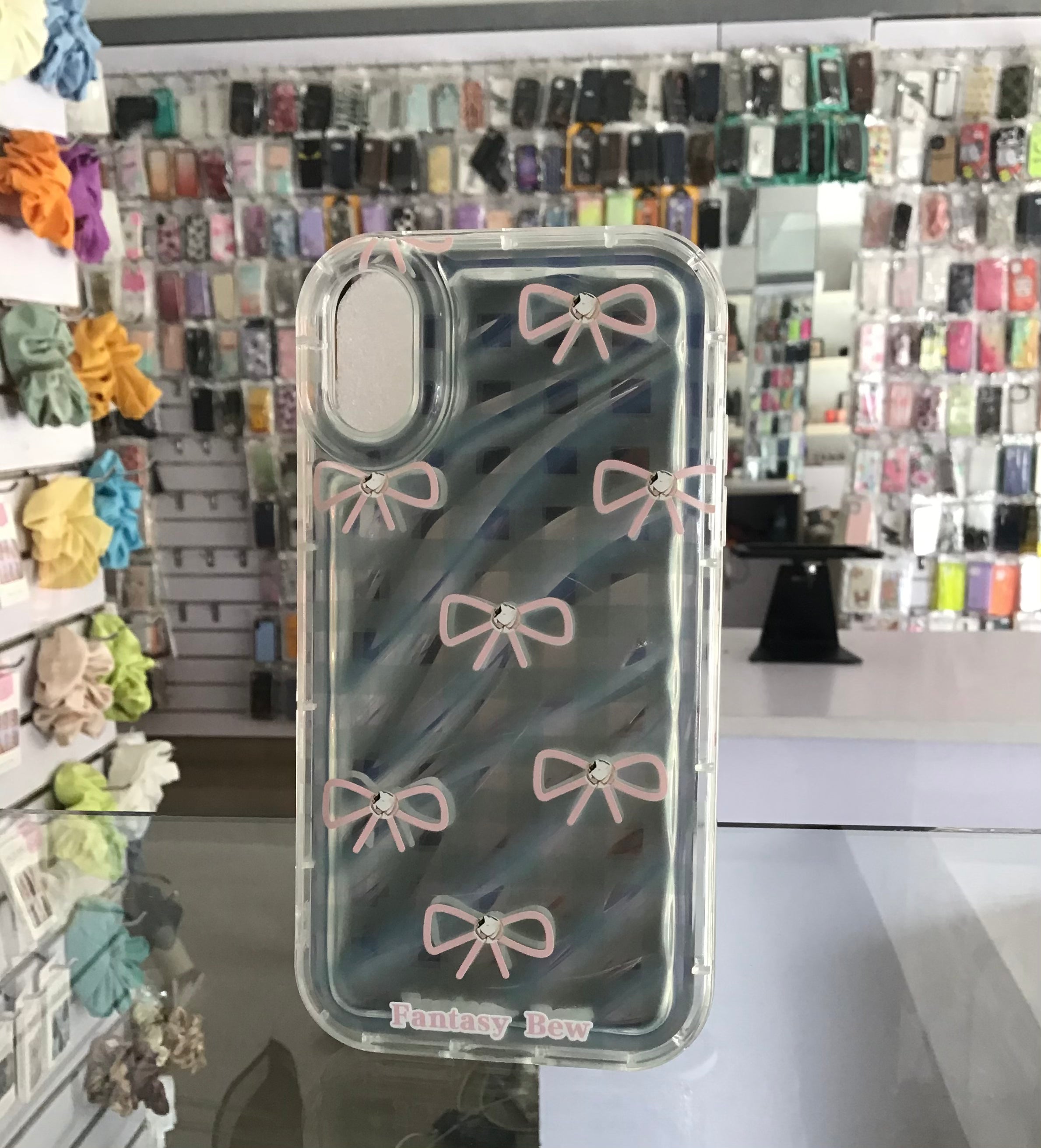 Pink Bow Case For iPhone XR