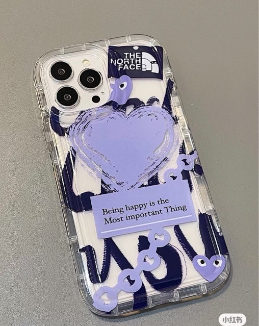 Purple Heart Case Case For iPhone 13 Pro