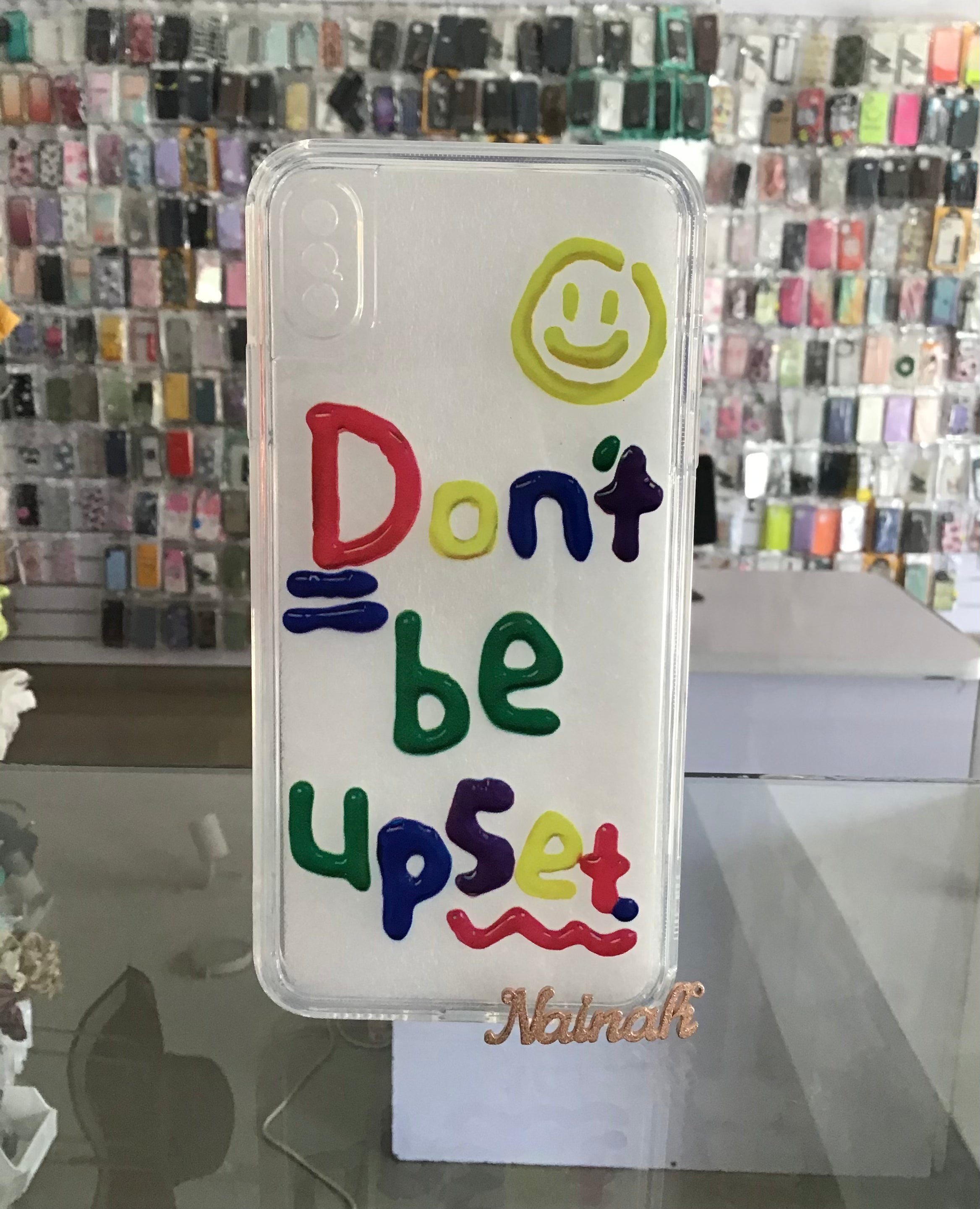 Mood Clear Case Case For iPhone XS Max