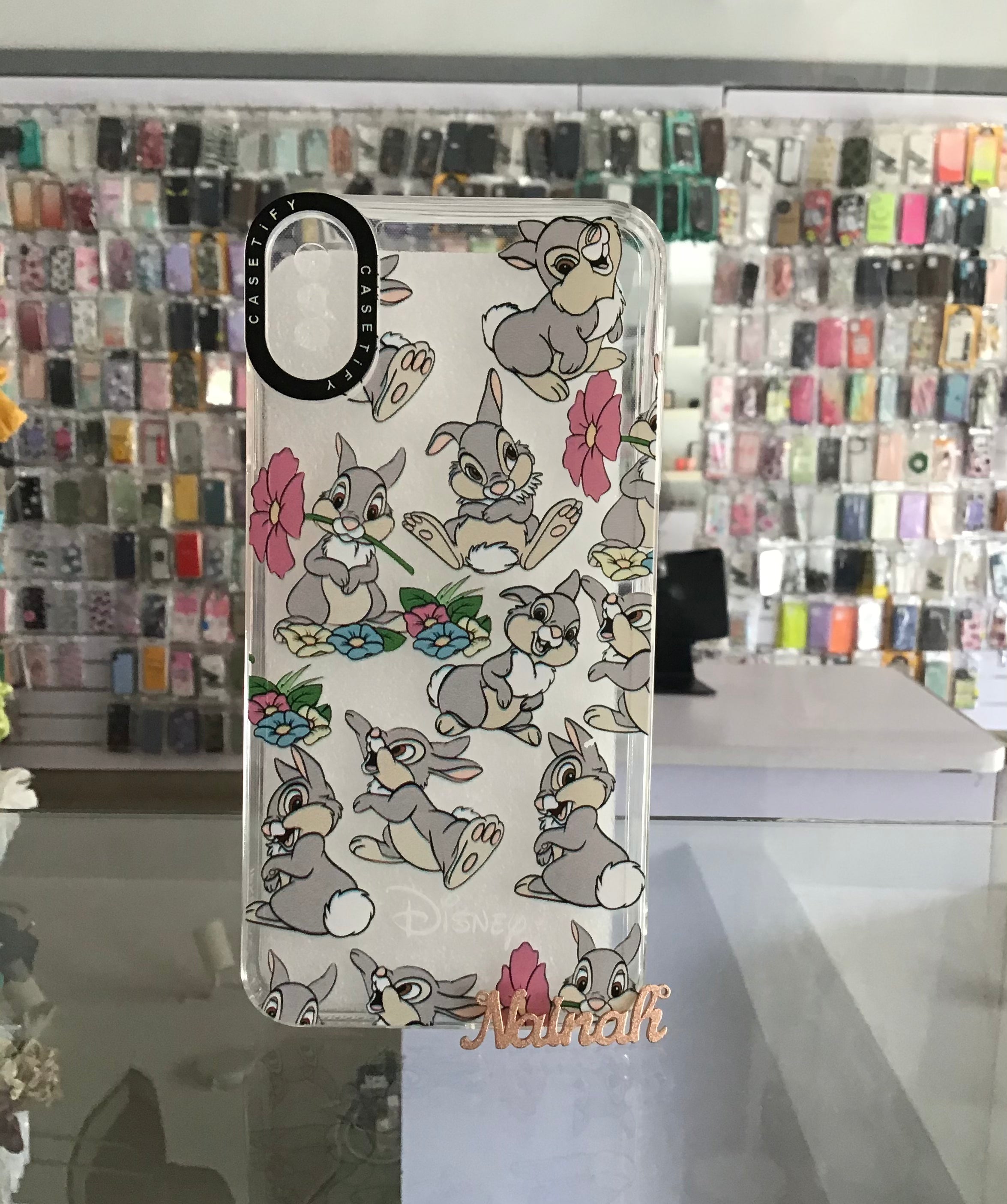 Rabbit Transparent Case Case For iPhone XS Max