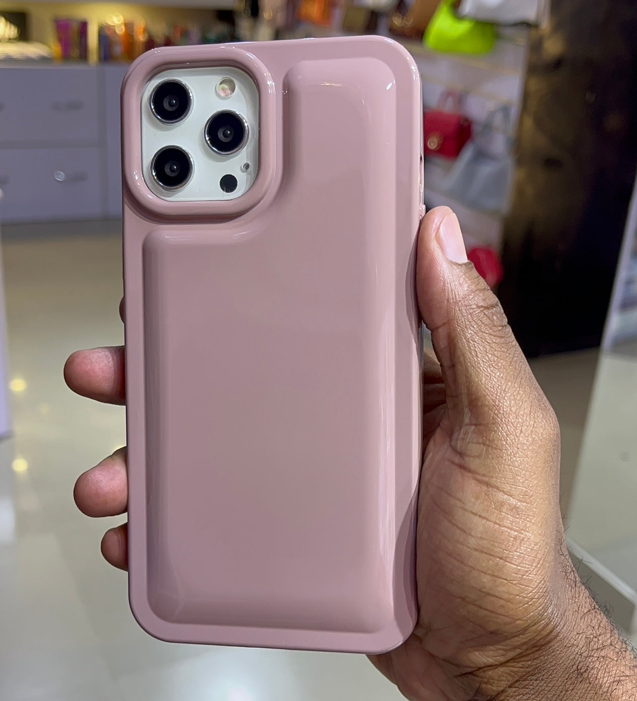Pink Puff Case For iPhone 12 ProMax