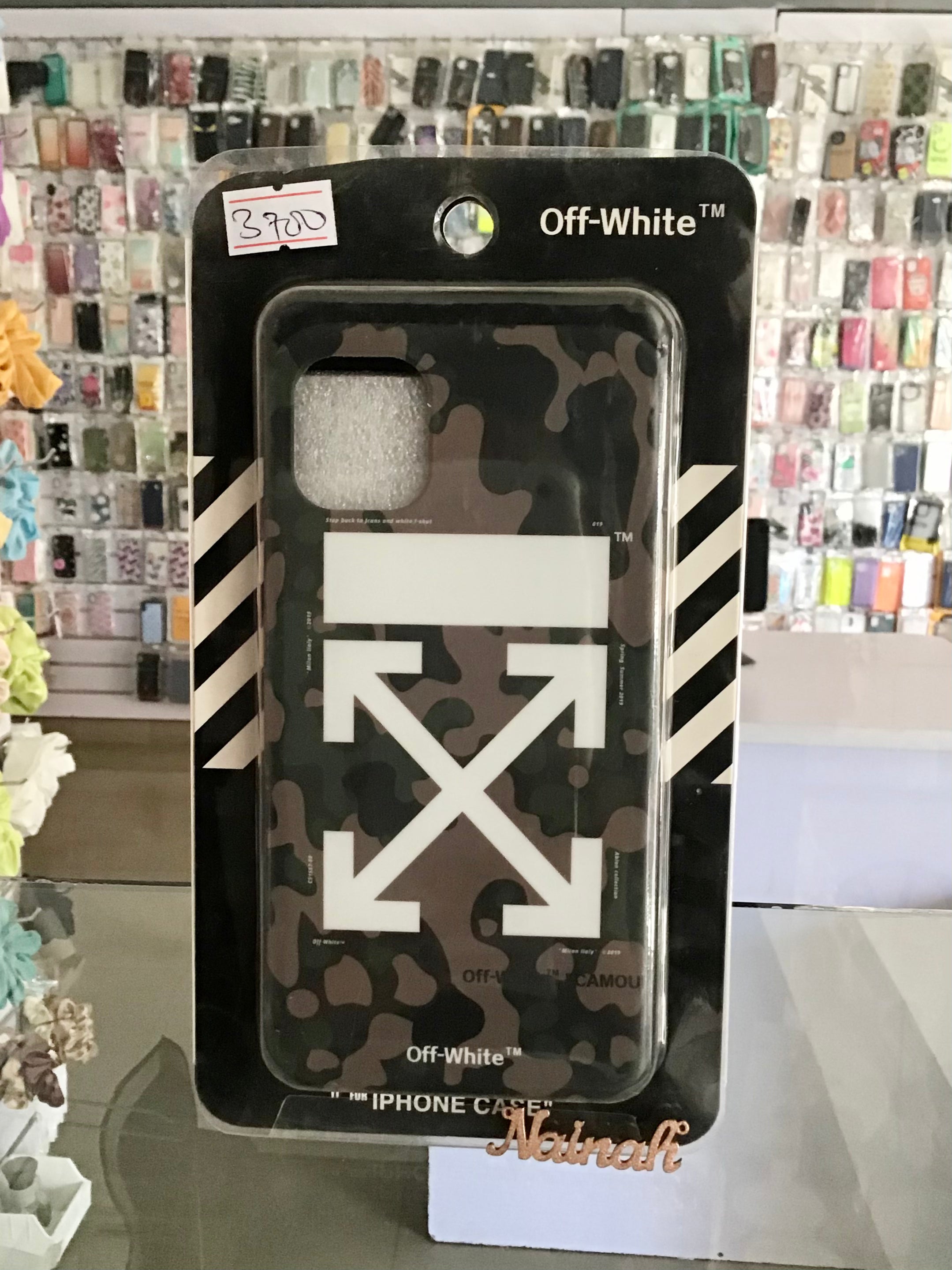 Camouflage Off-white Case For iPhone 11 Pro Max