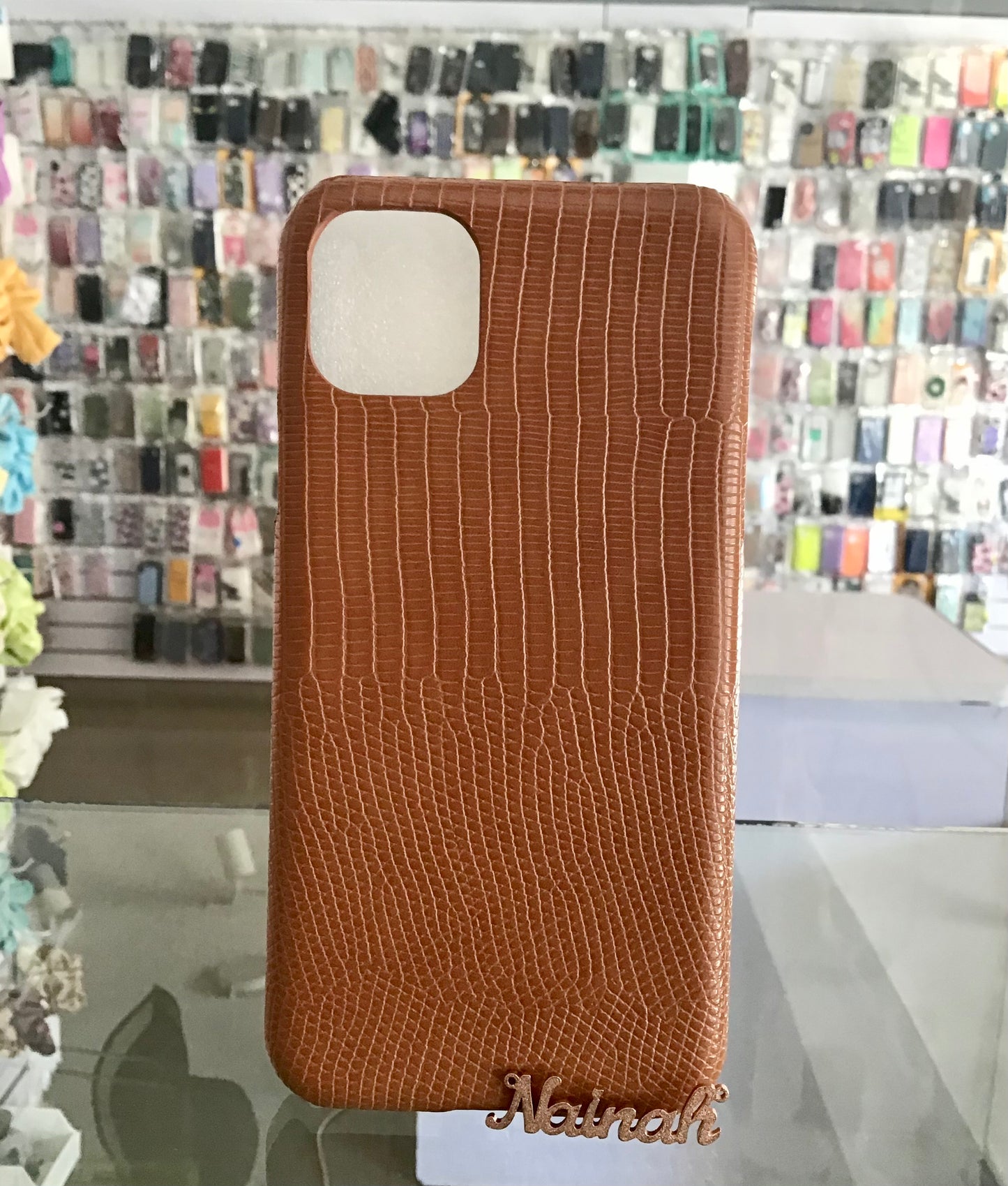 Brown Leather Case For iPhone