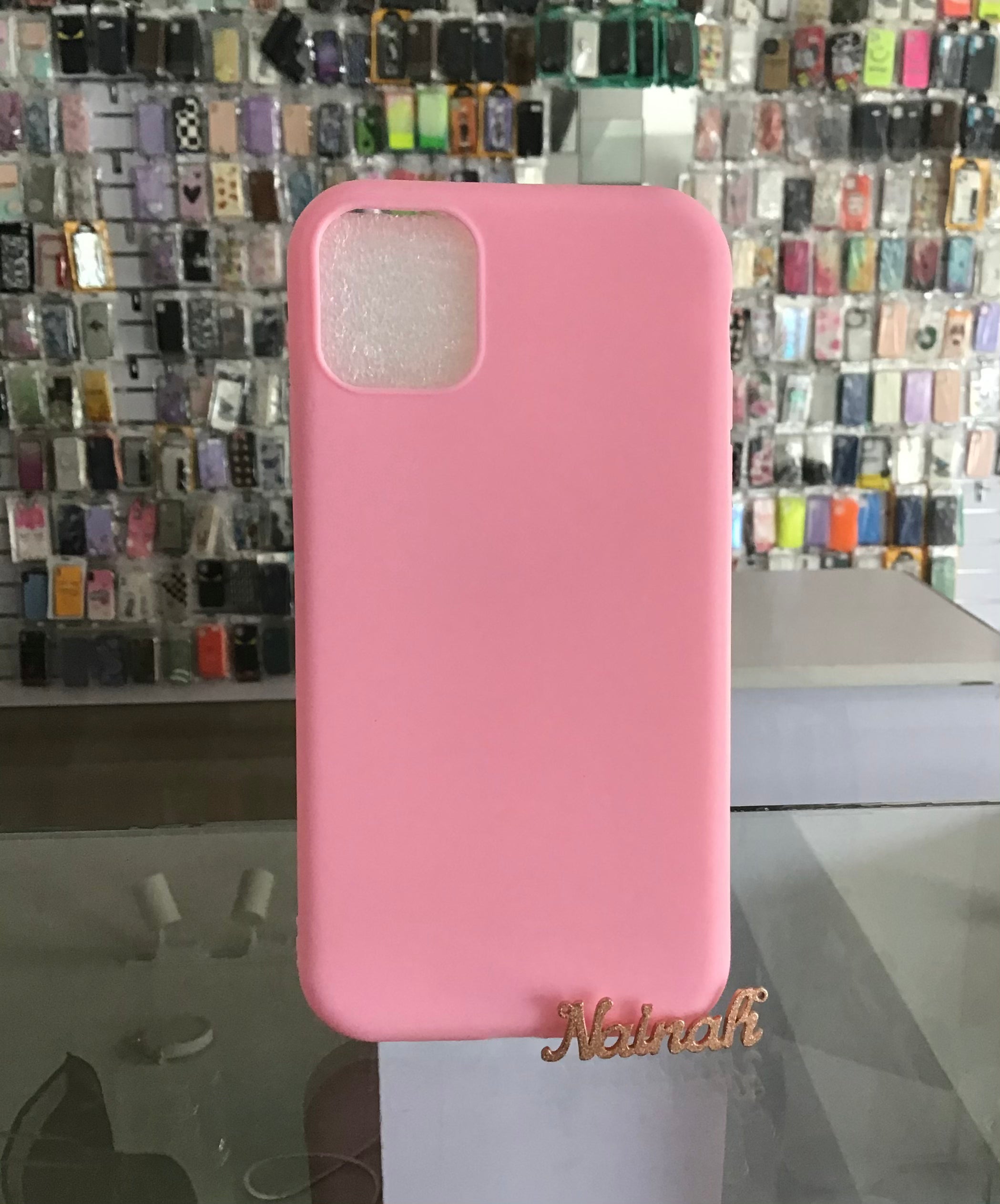 Pink Silicone Case For iPhone 11