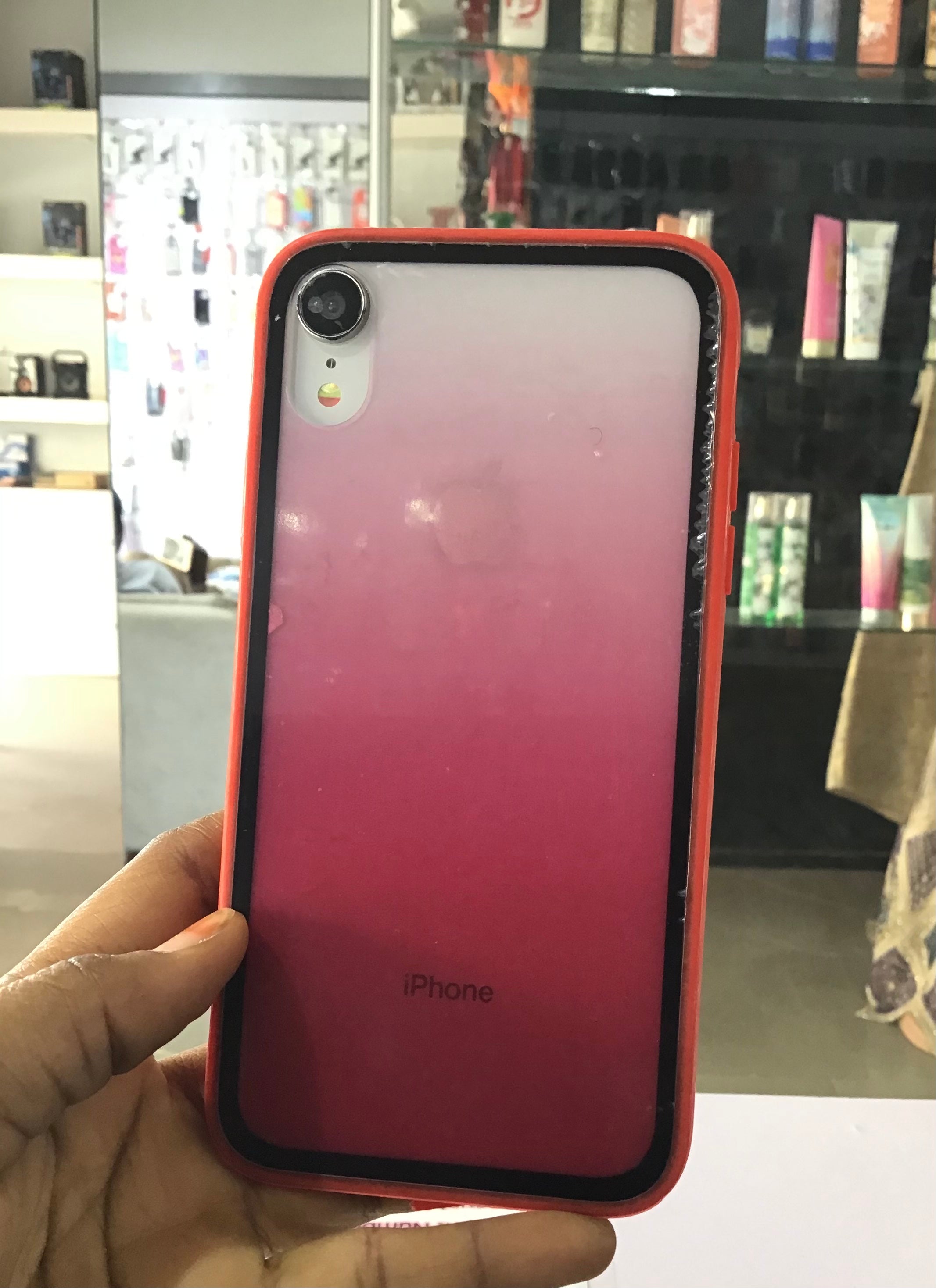 Red Gradient Color Case For iPhone XR