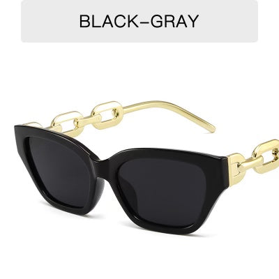 Black Chain Sunglasses