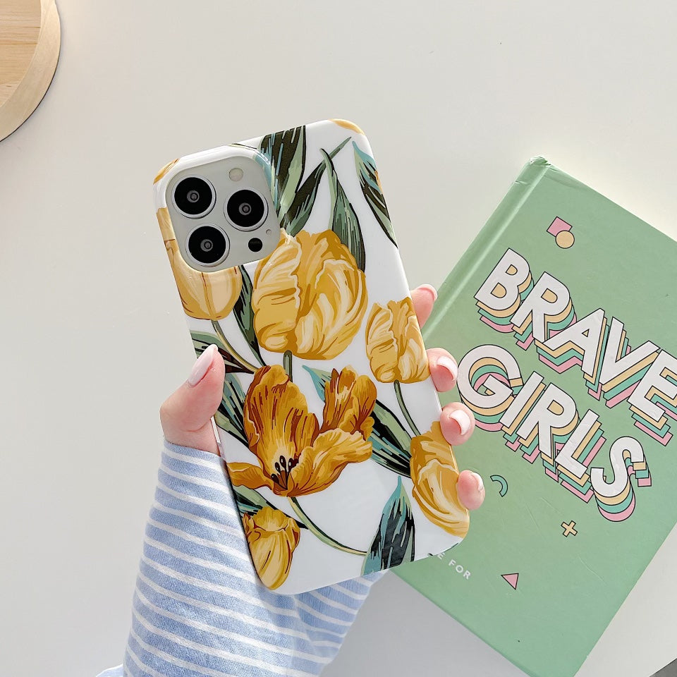 Yellow Flower Case For iPhone 13 Pro