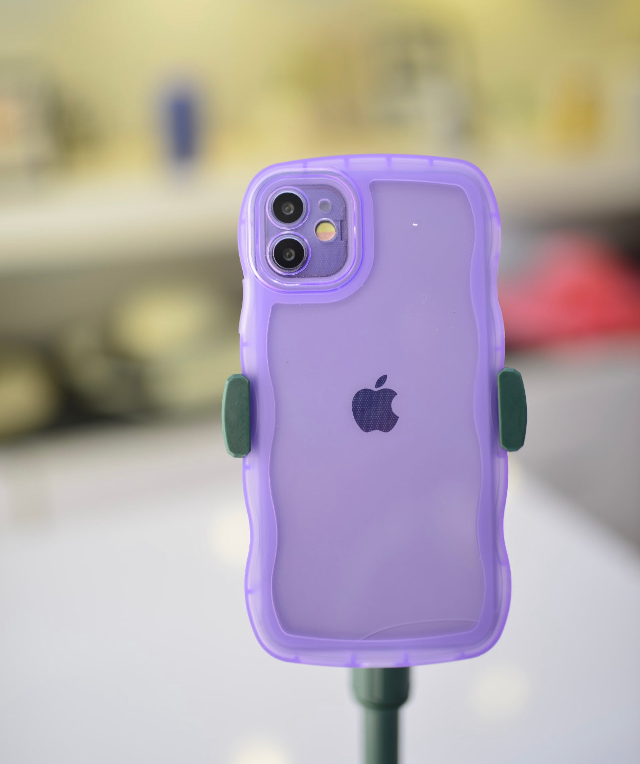 Purple Wave Pattern Case For IPhone