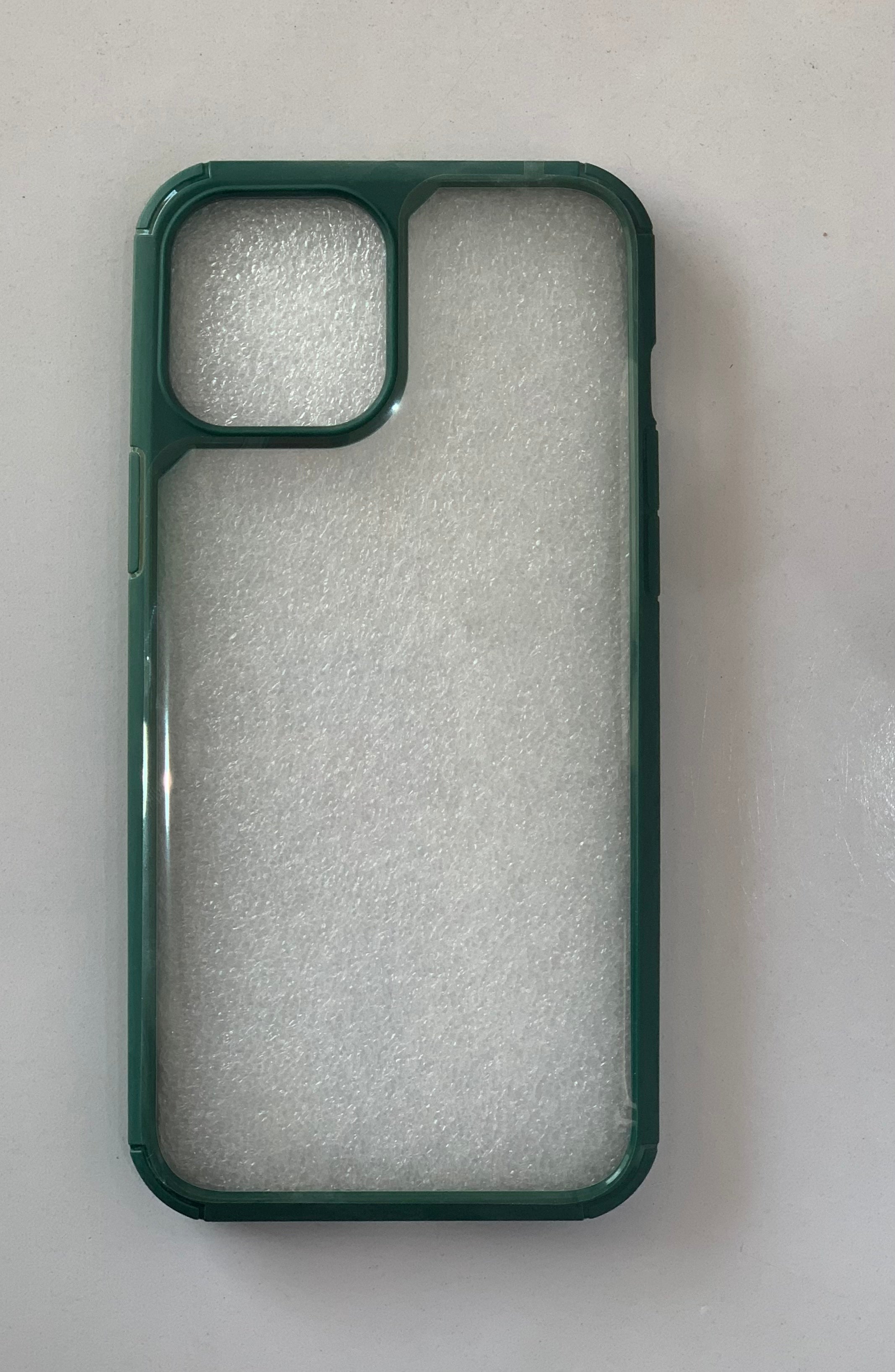 Transparent Green Case For iPhone 12 /12 Pro