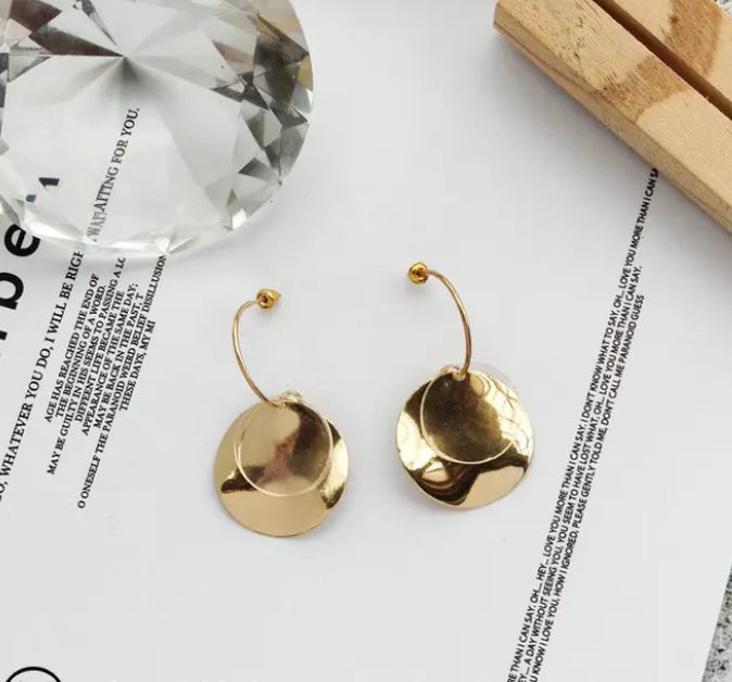 Round Tassel Drops Earrings