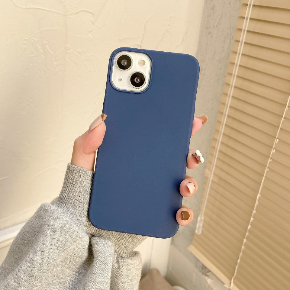 Blue Silicone Case For iPhone 14 Pro Max