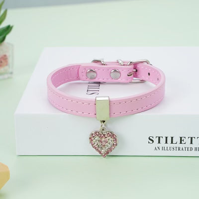 Pink Heart Collar