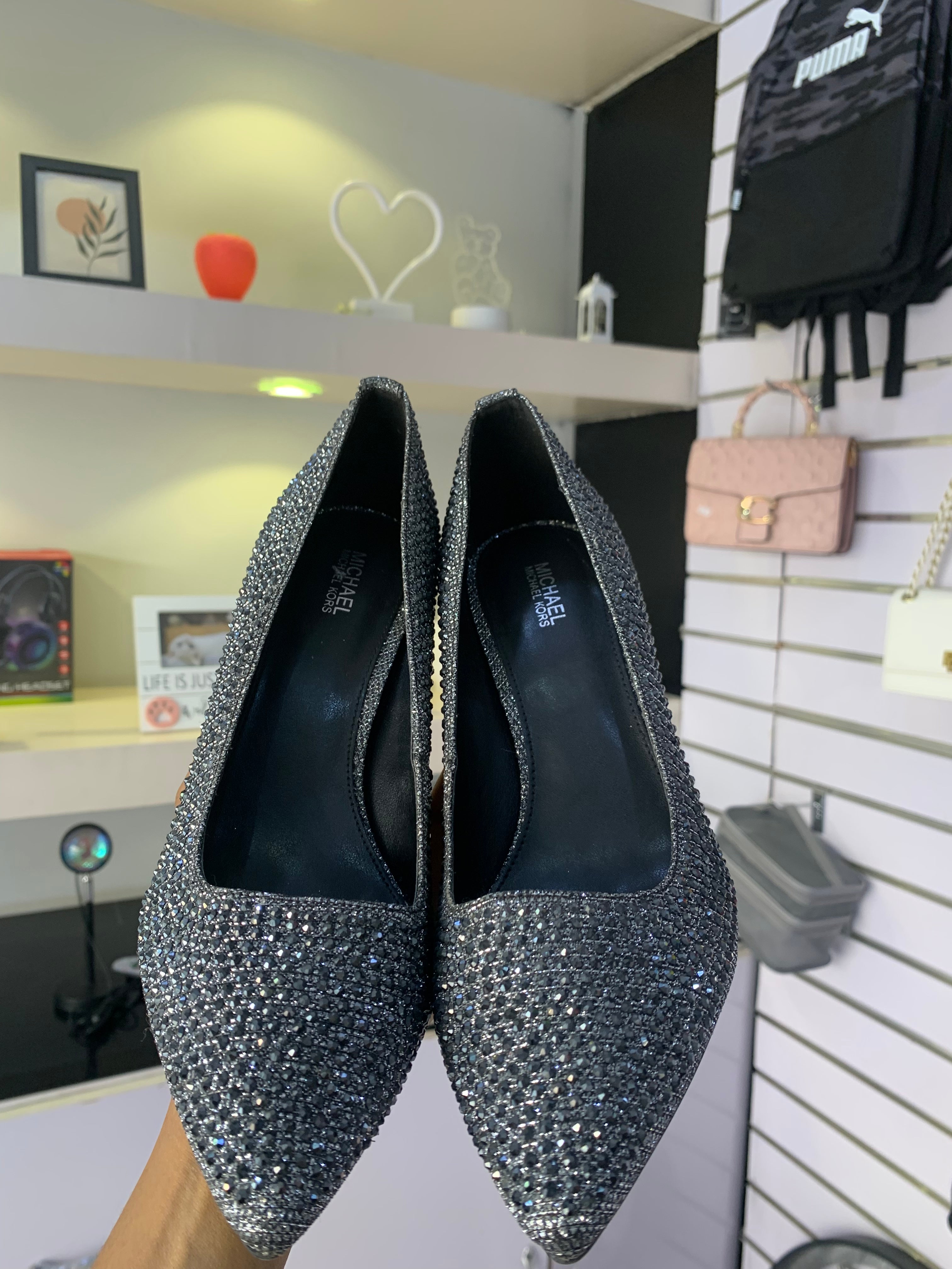 Rhinestones High Heels Size 39