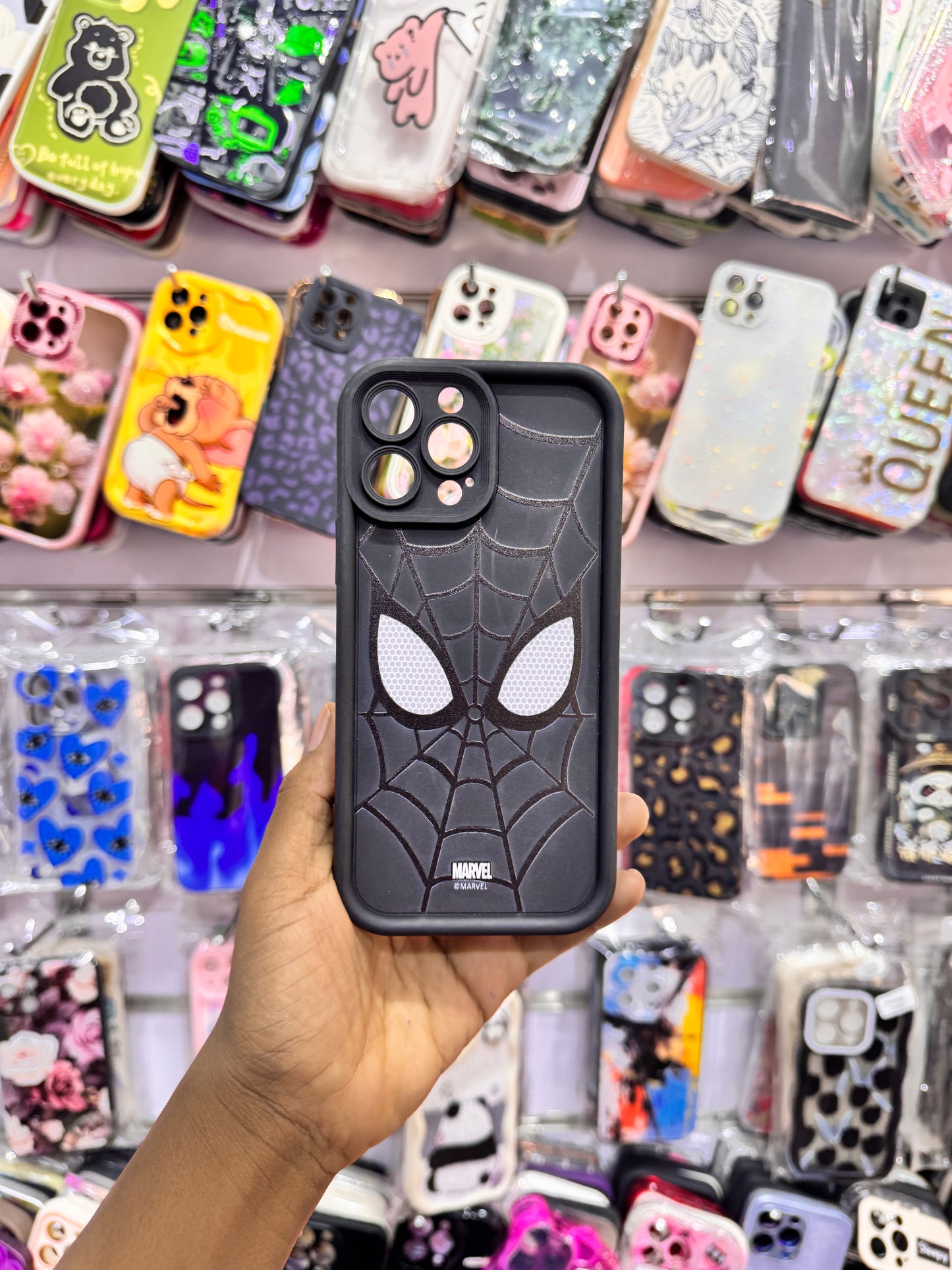 Black Spider Man Case For IPhones