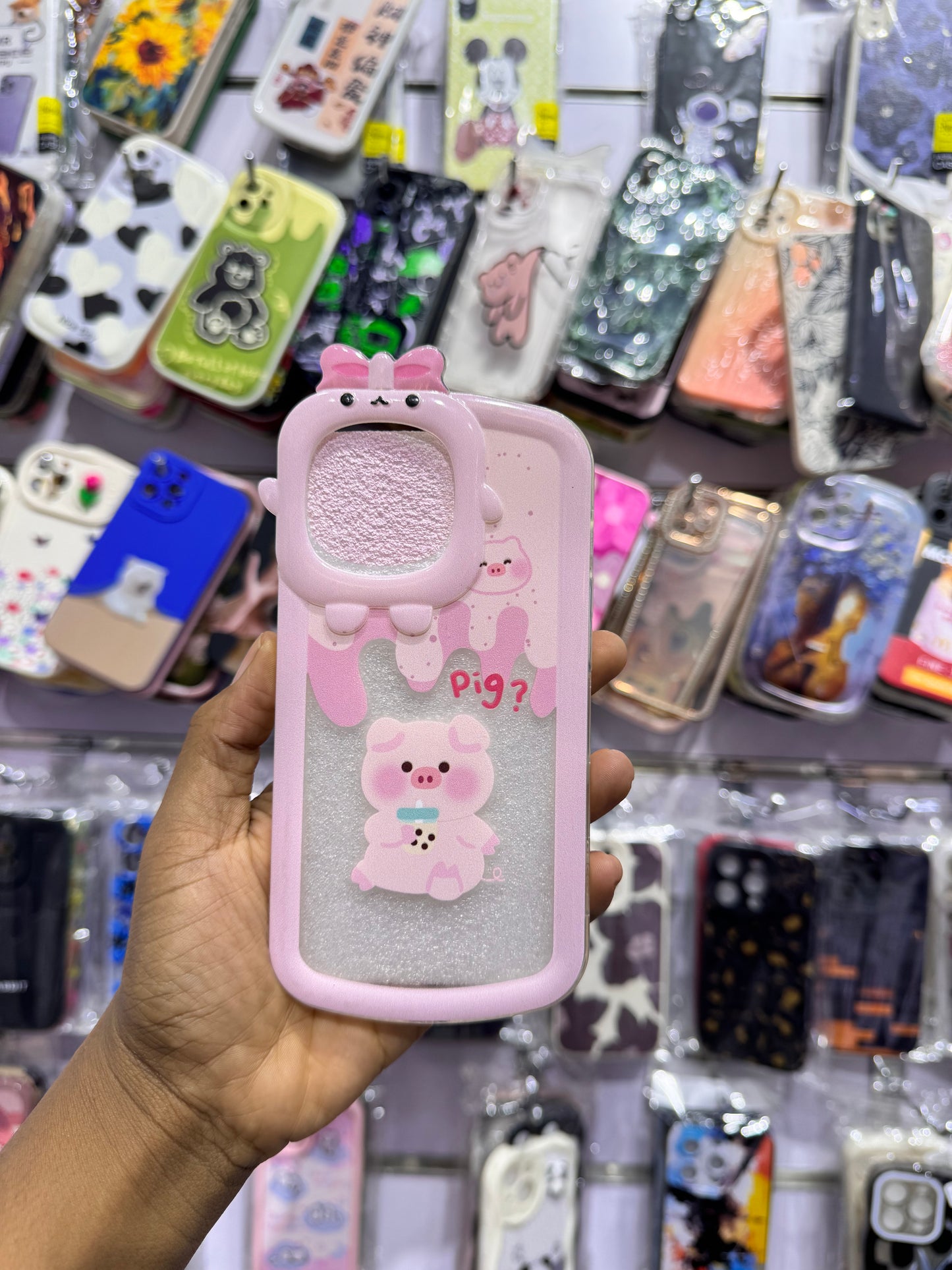 Pink pig Case For IPhones