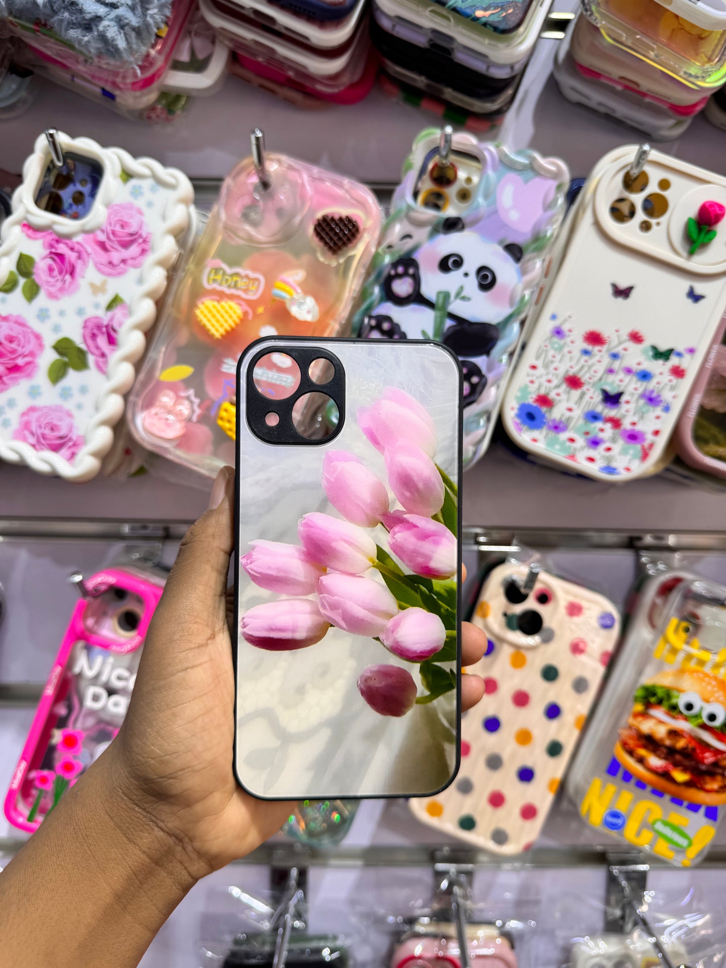 Pink roses Case For IPhones