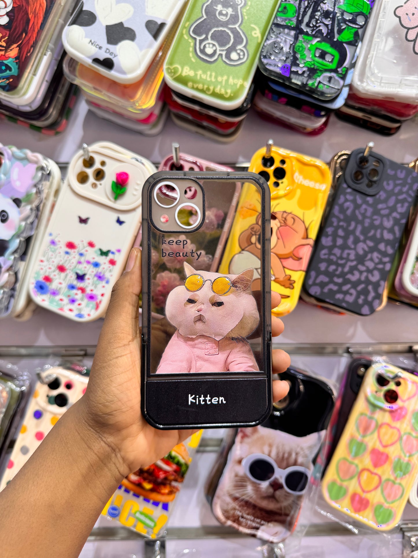 Keep Beauty Kitten Case For IPhones