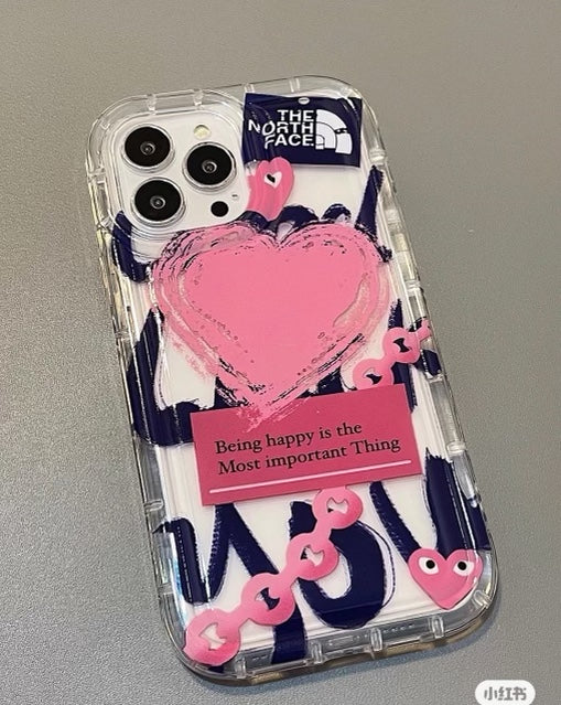 Pink Heart Case Case For iPhone 13 Pro