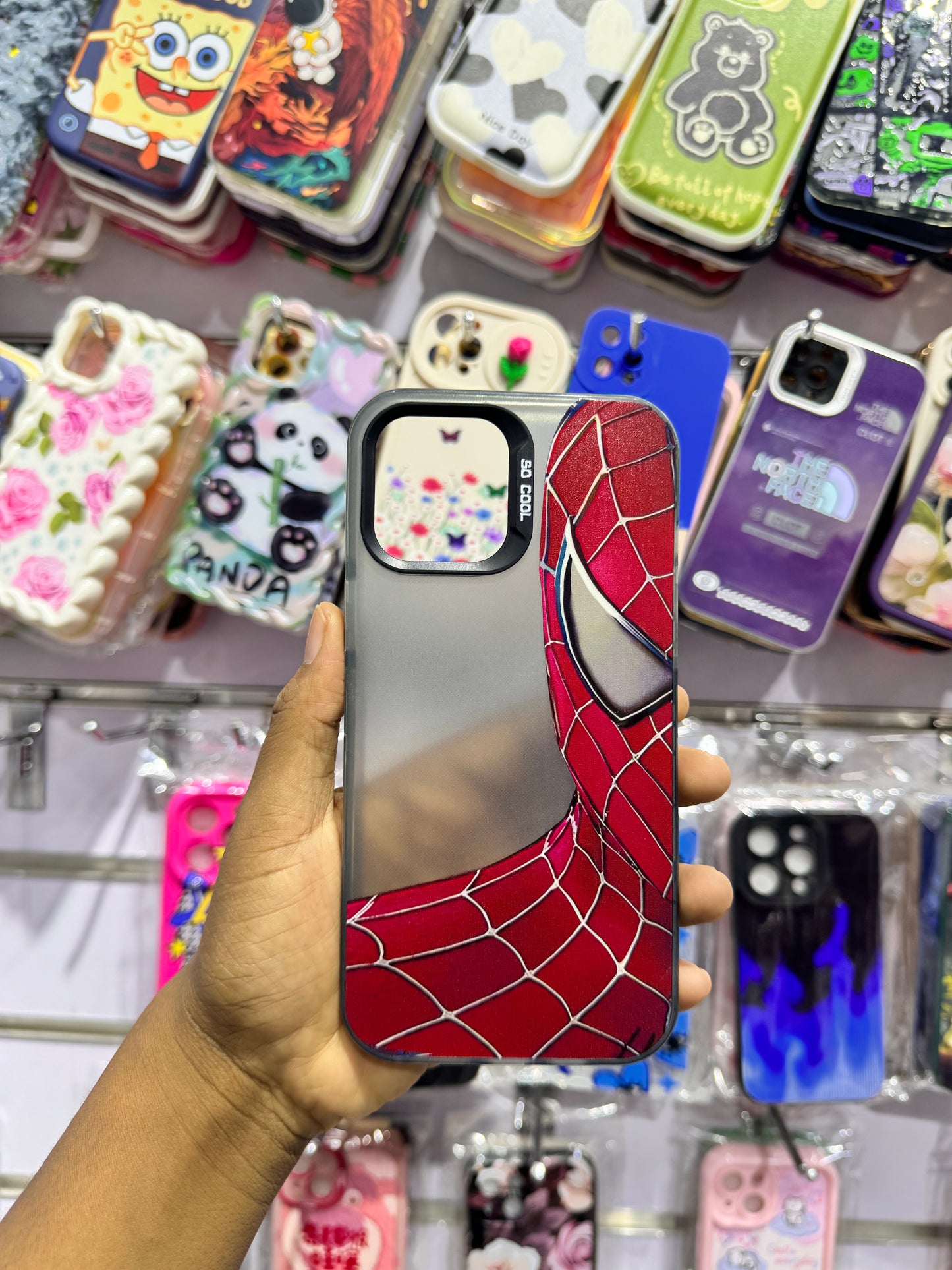 Spider man Transperent Case For IPhones