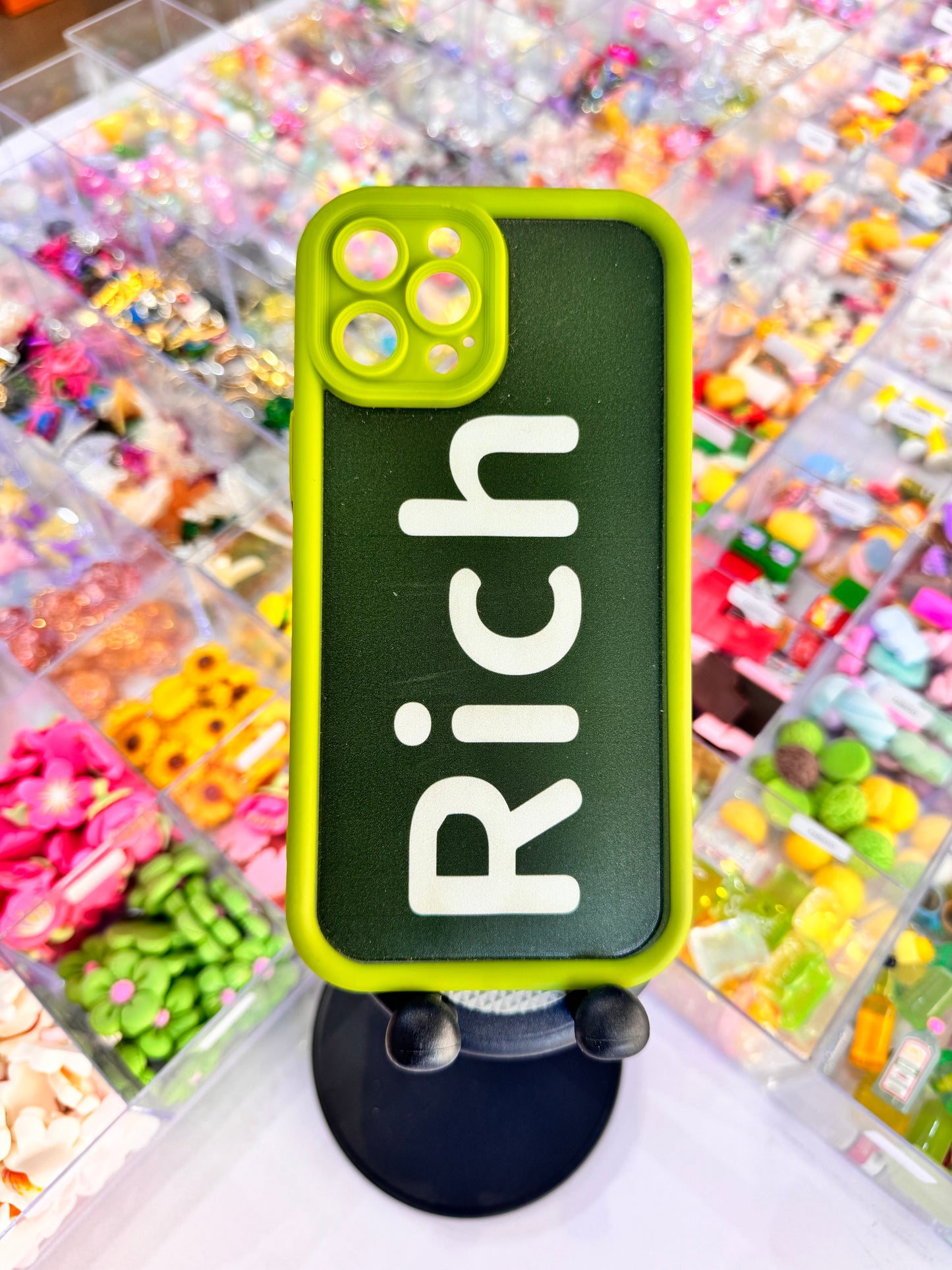 Green Rich Case For IPhones