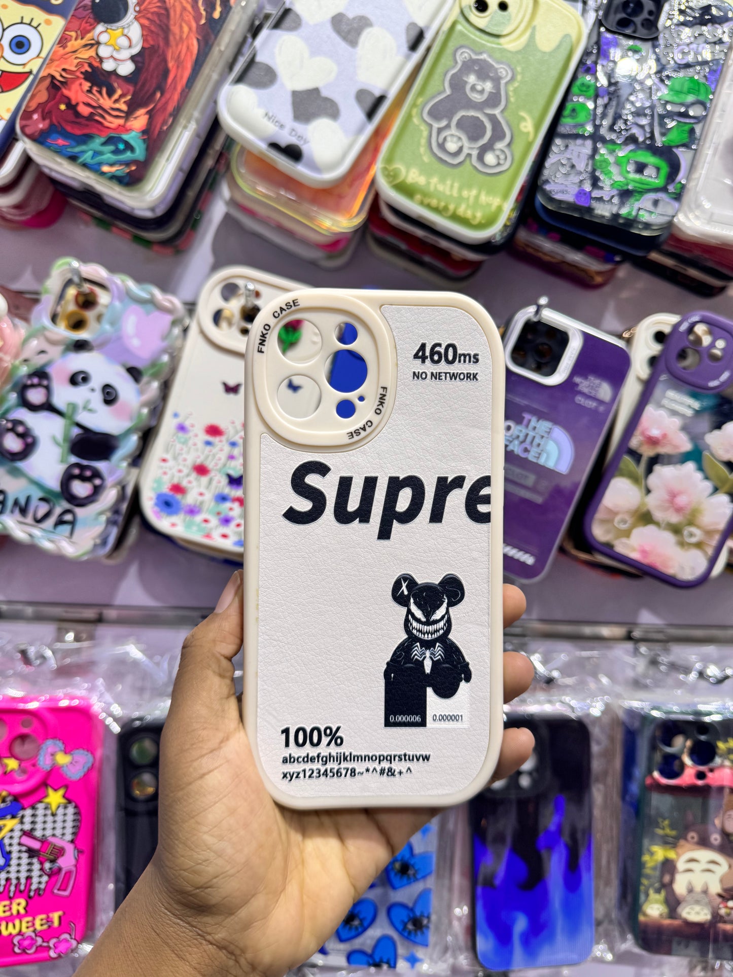 Cream Supre Case For IPhones