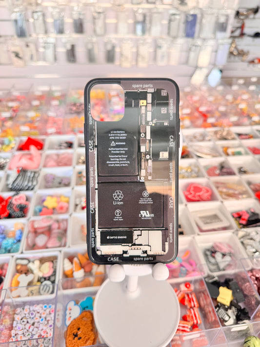 Spare parts black Case for iPhones