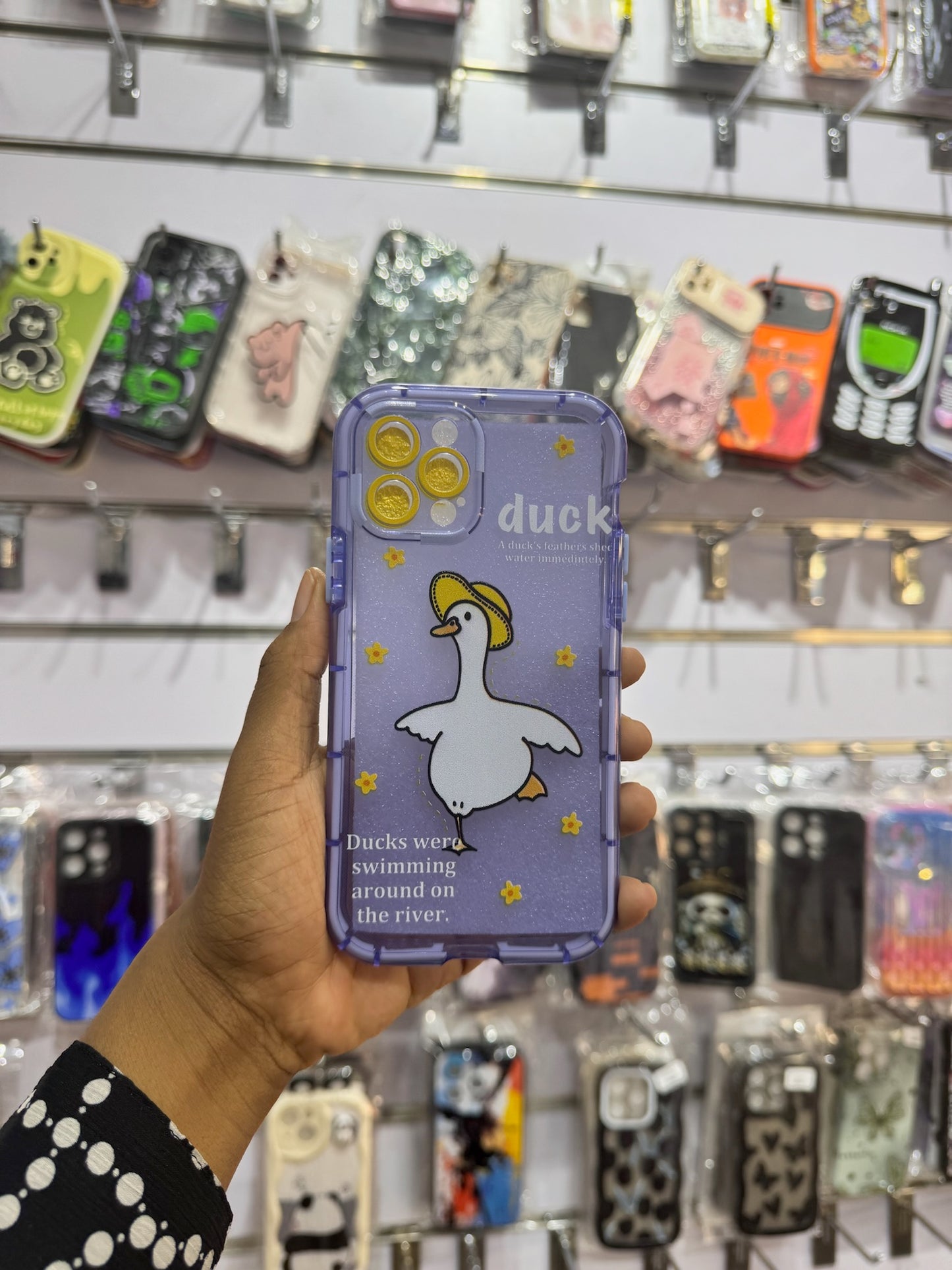 Purple Duck Case For IPhones