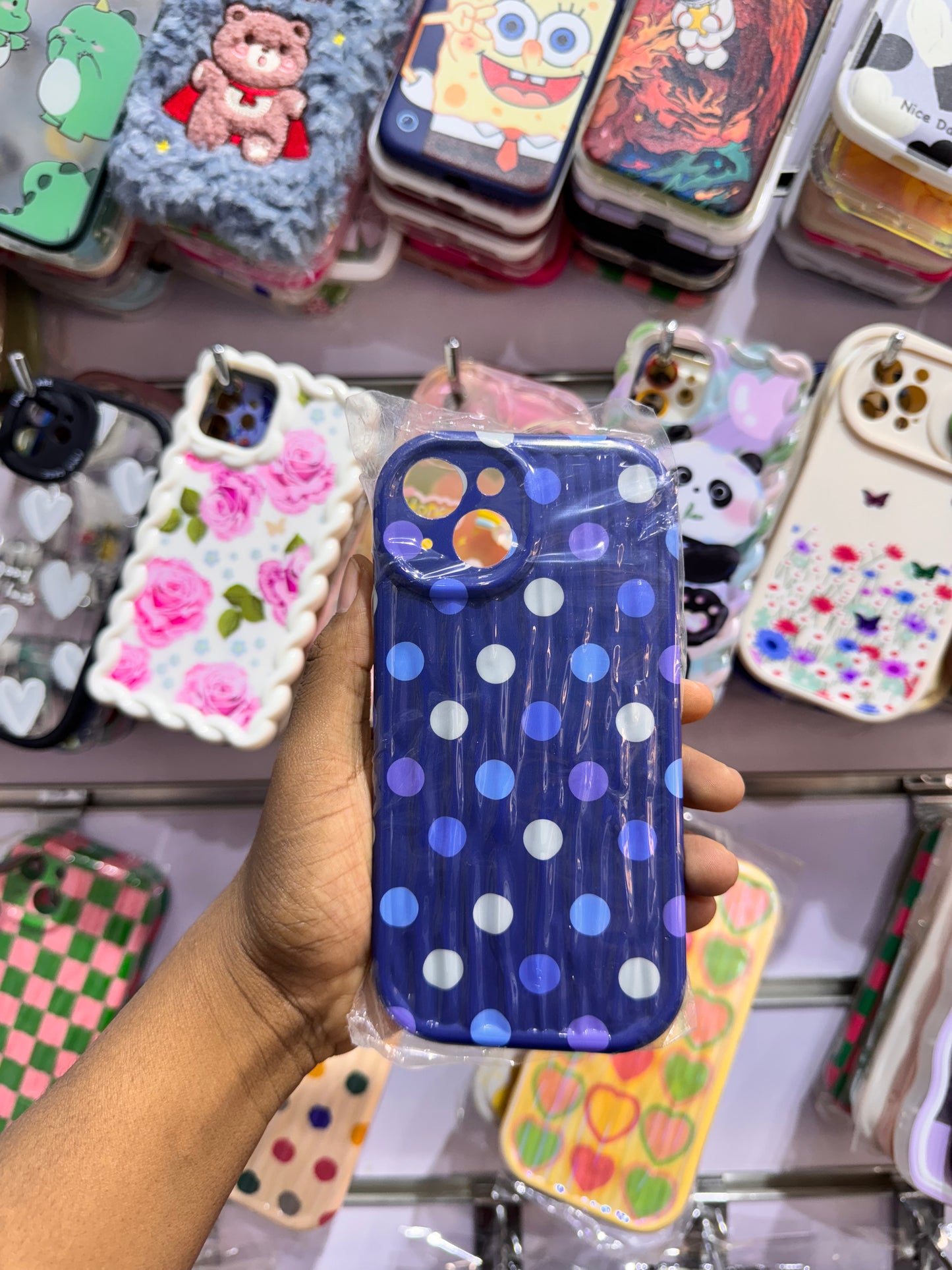 Protective Blue Dot Case For iPhones