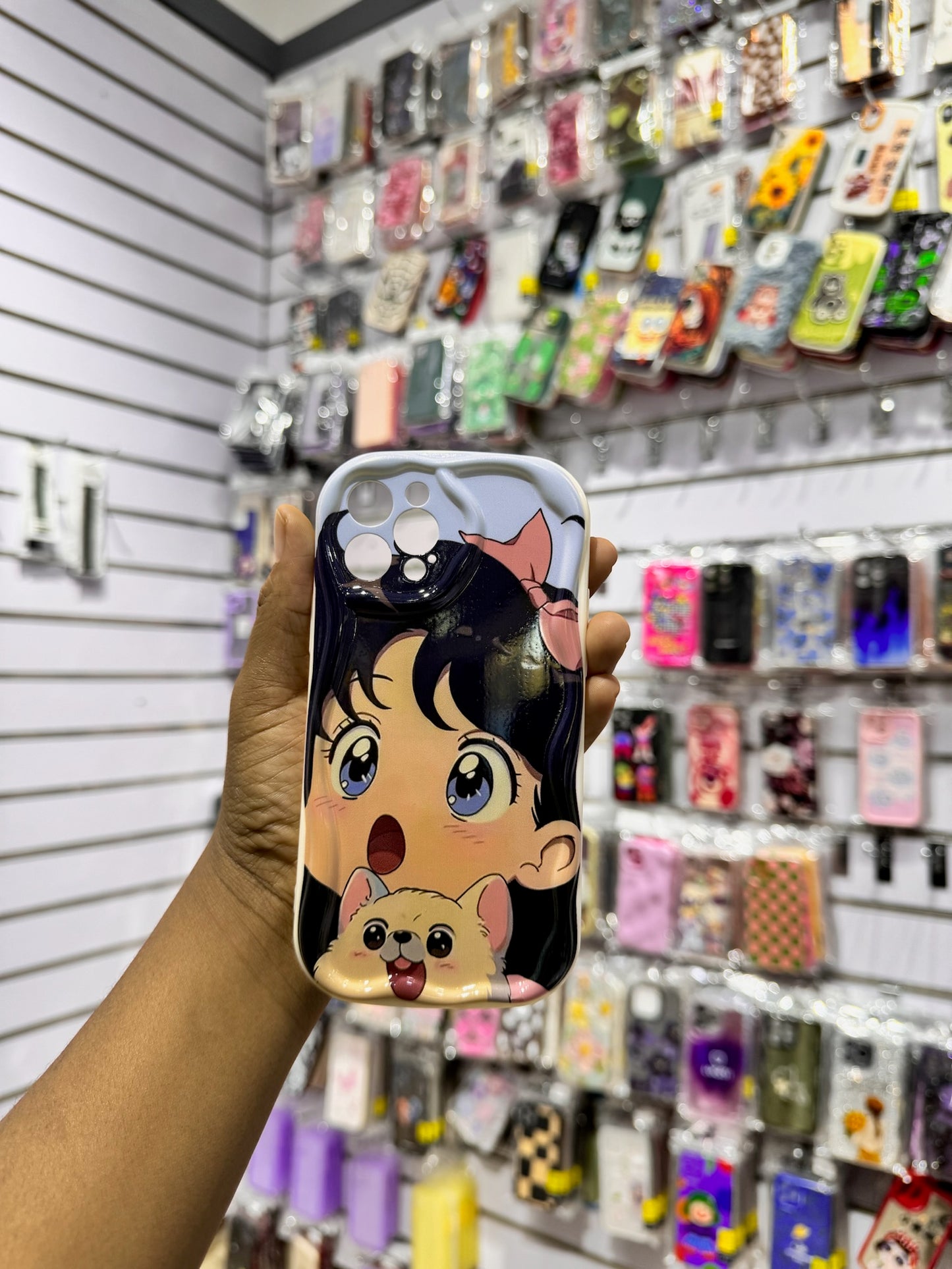 Girl & dog Case For IPhones