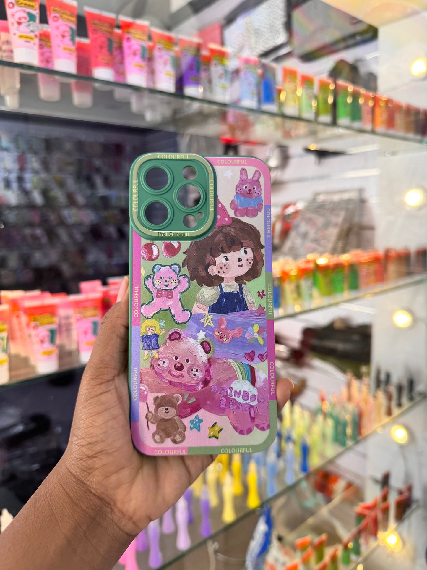 Rainbow Bear Case For iPhones