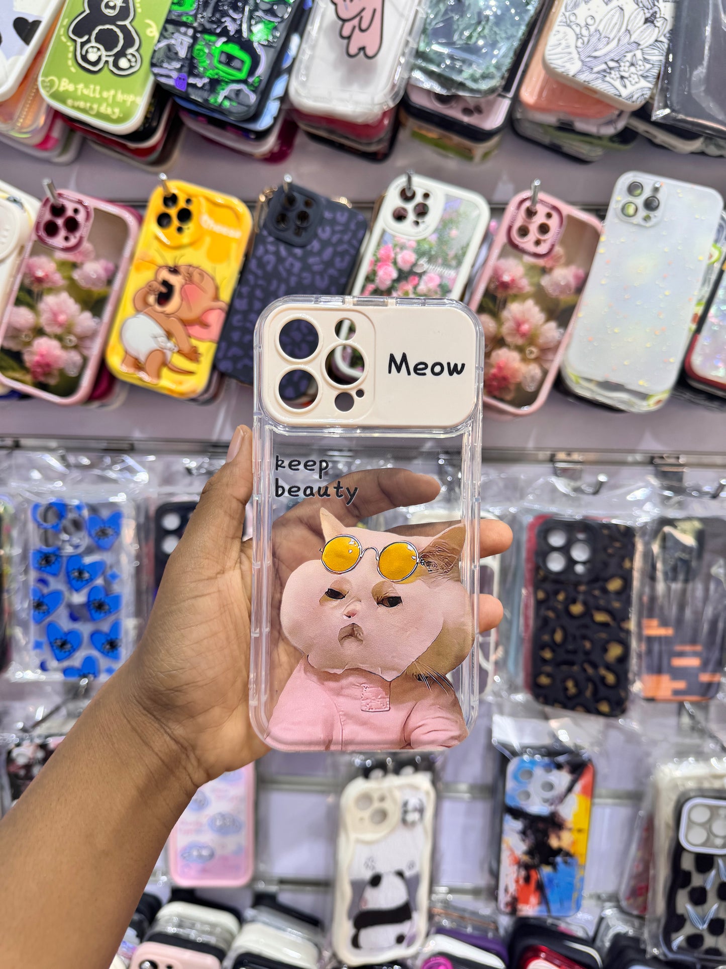 Meow Mirror Case For IPhones