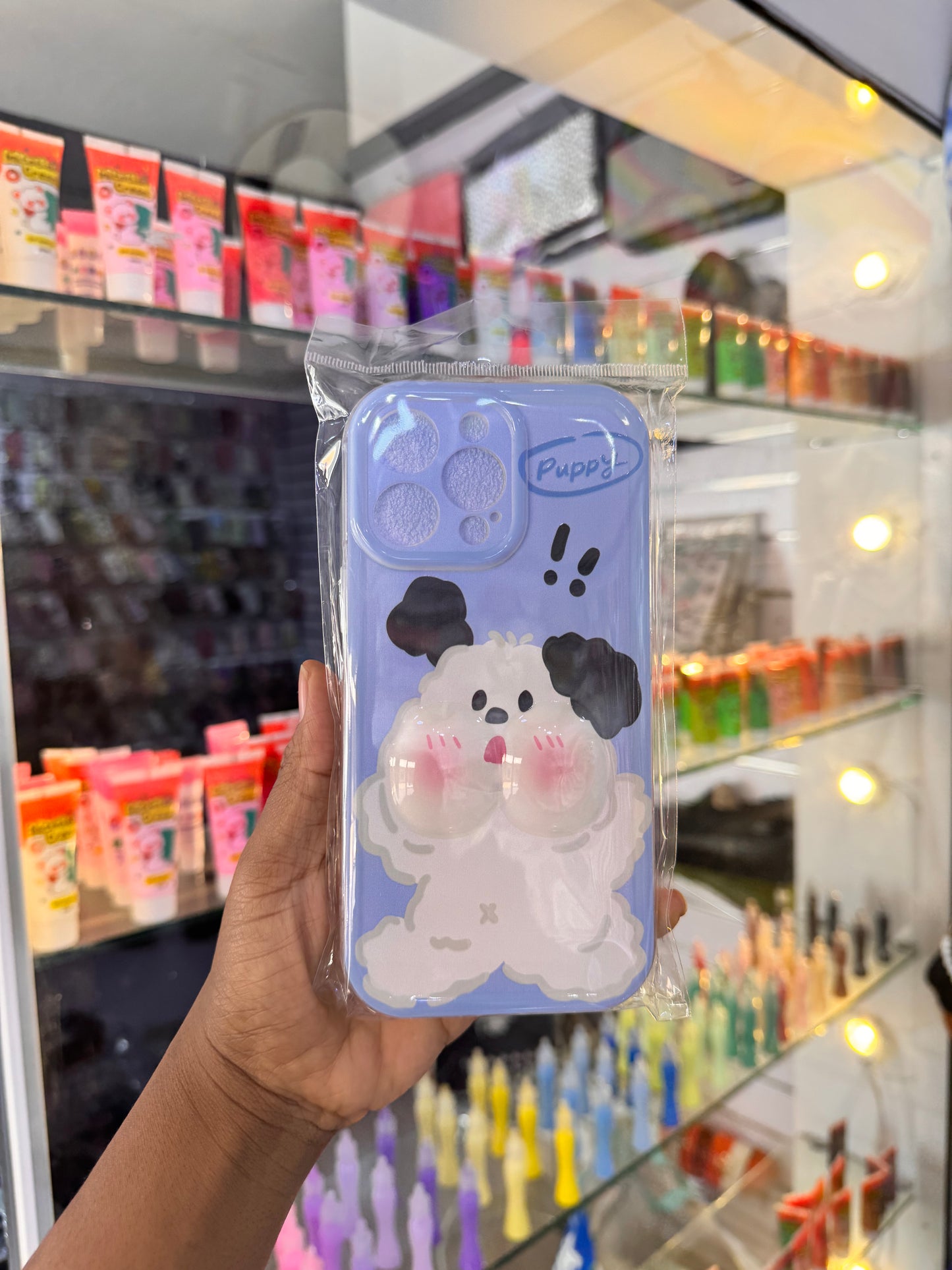 Blush puppy Case For iPhones