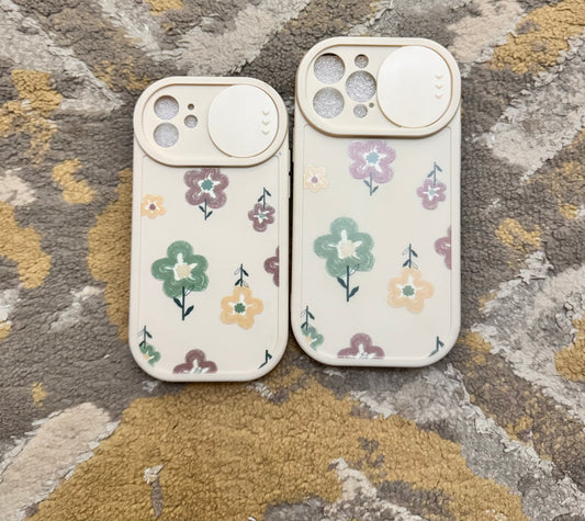 Floral Camera closure Case For IPhone