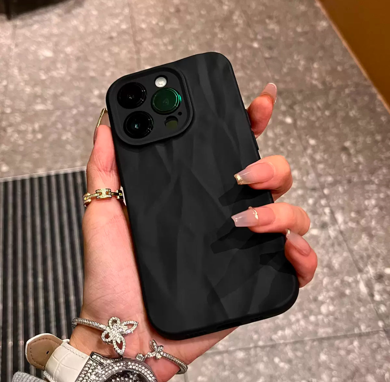 Black Silicone Case for iPhones