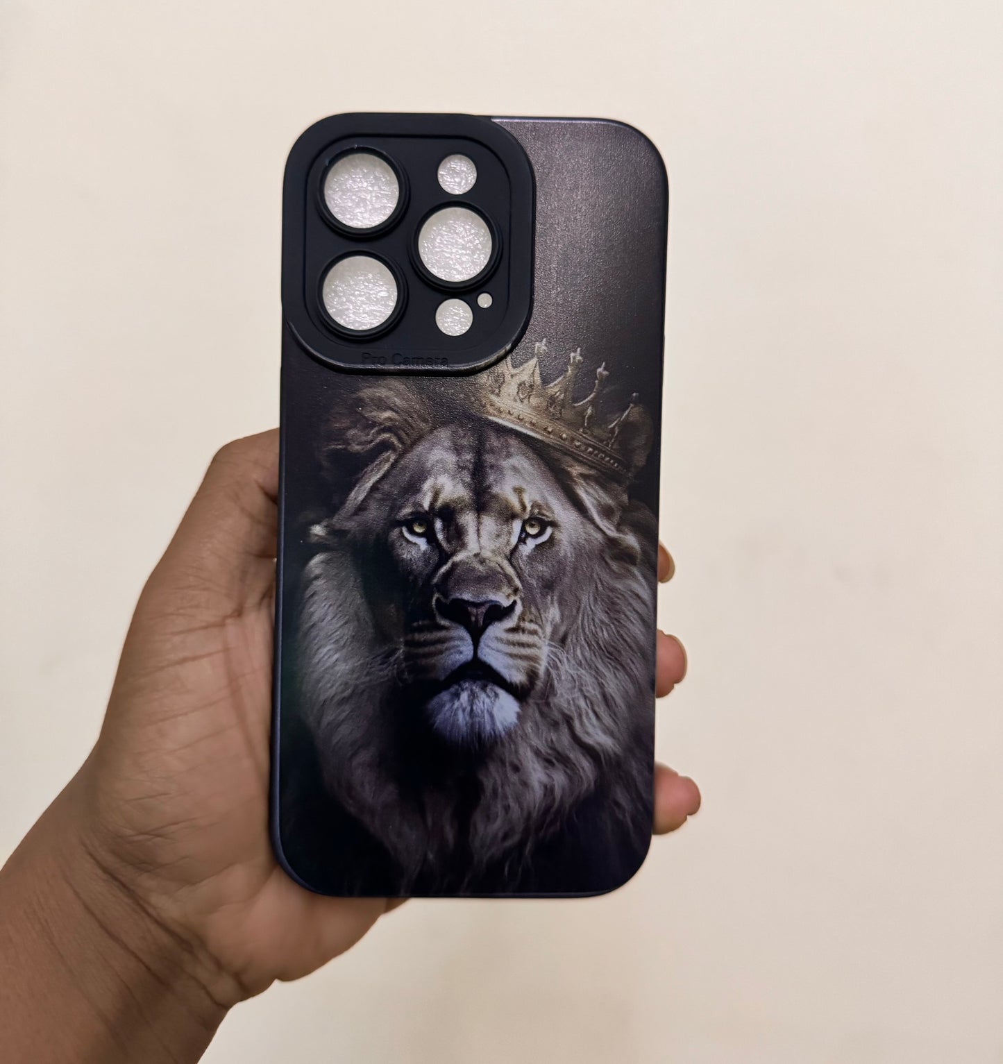 Lion crown phone case for iPhone