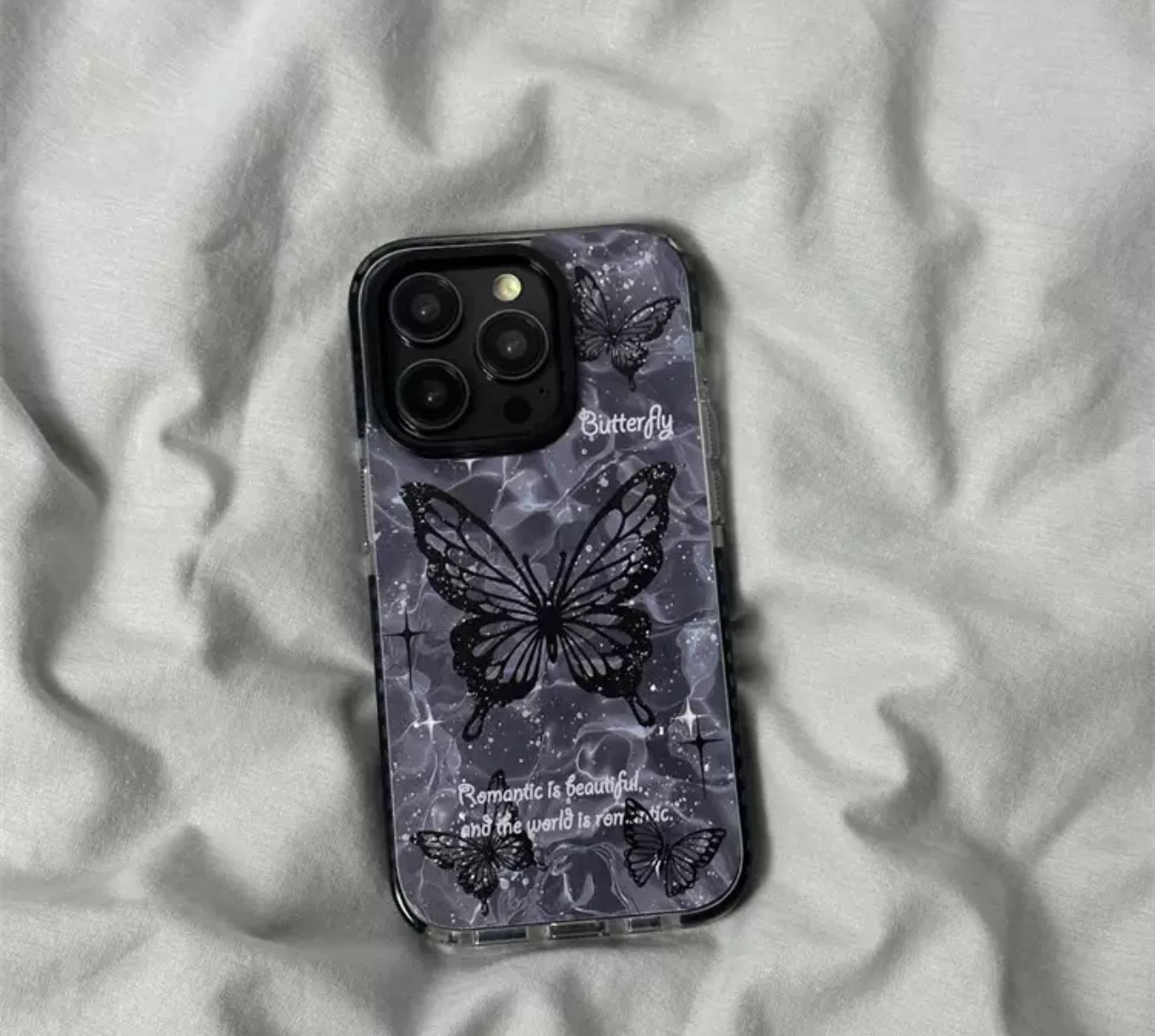 Purple  butterfly Case for iPhones