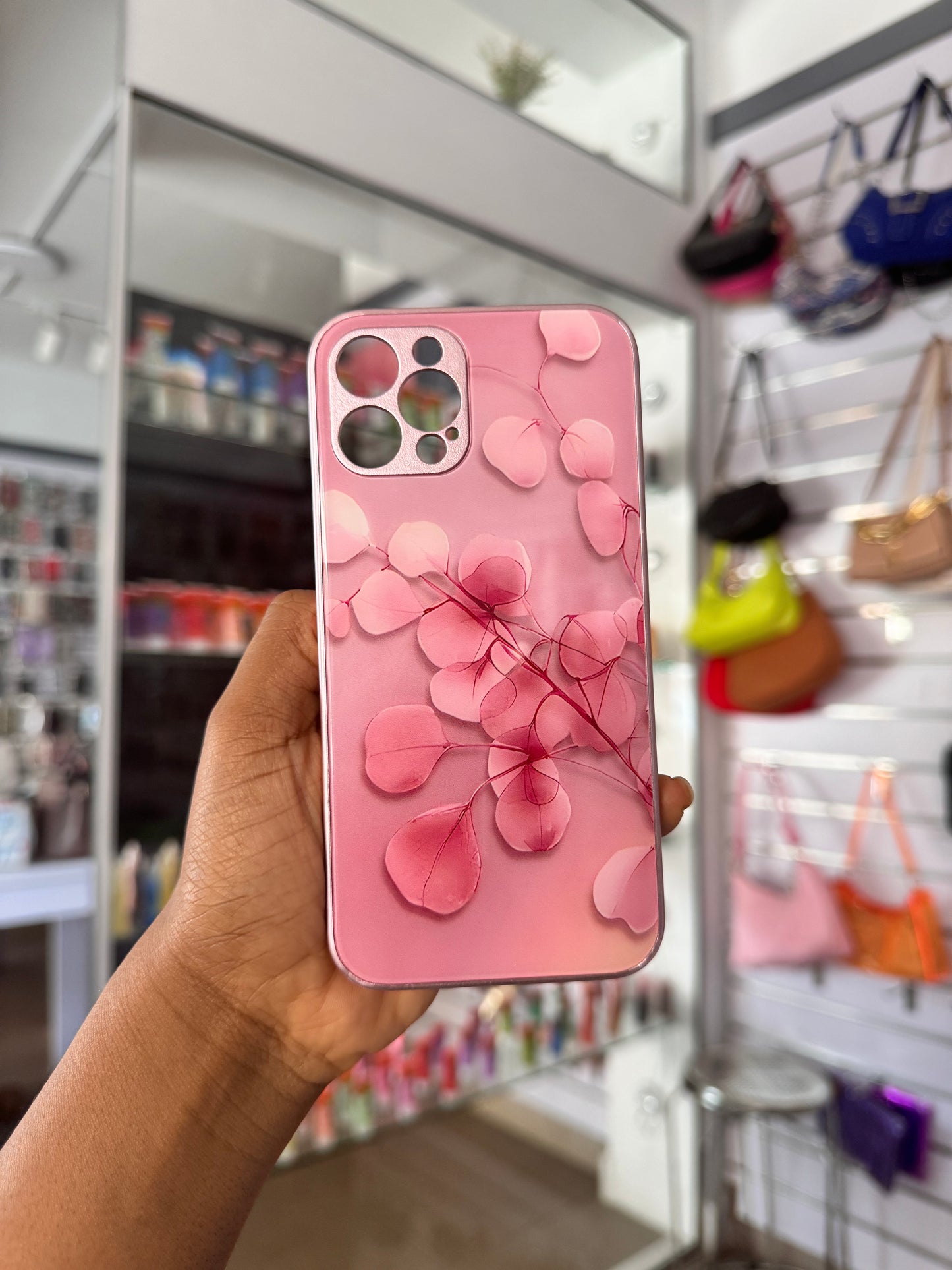 Pink petals Case For iPhones
