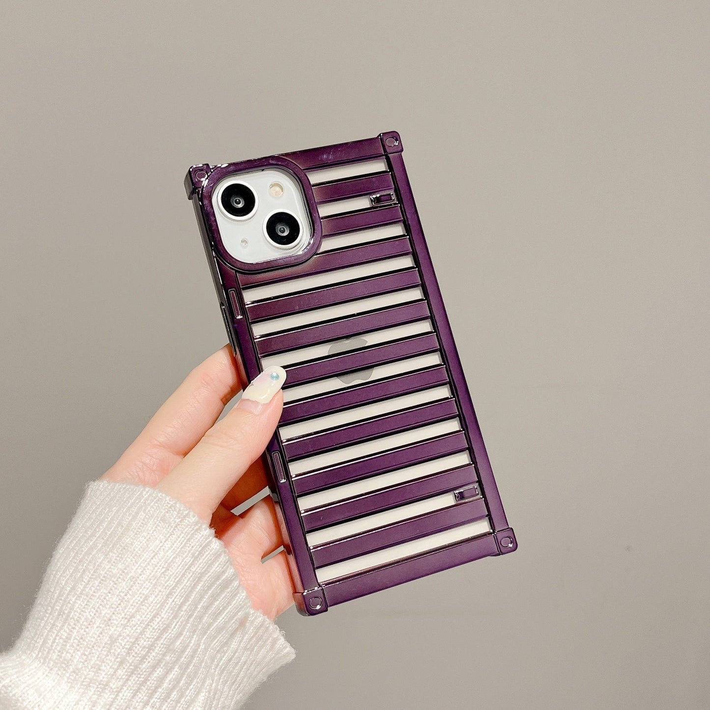 Purple Square Case  For iPhone