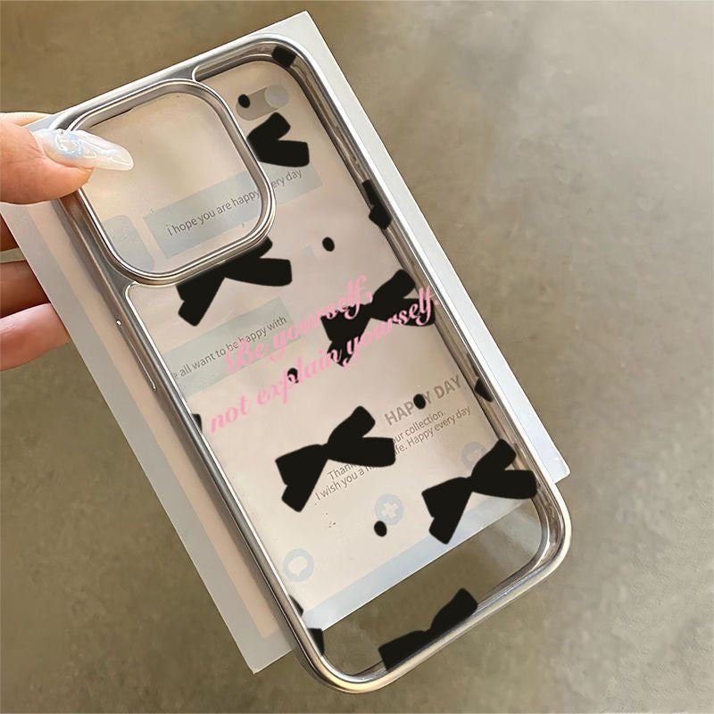 Black Bow Case for iPhones