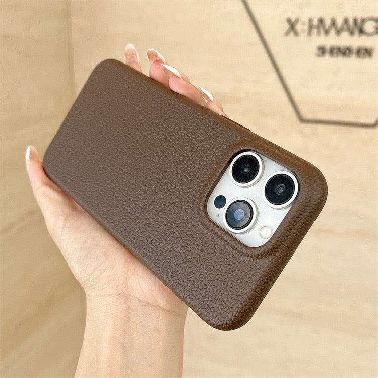 Brown Leather  case for iPhones