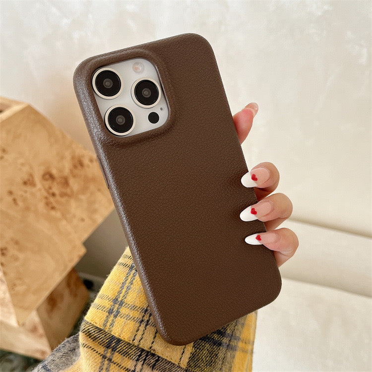 Brown Leather  case for iPhones