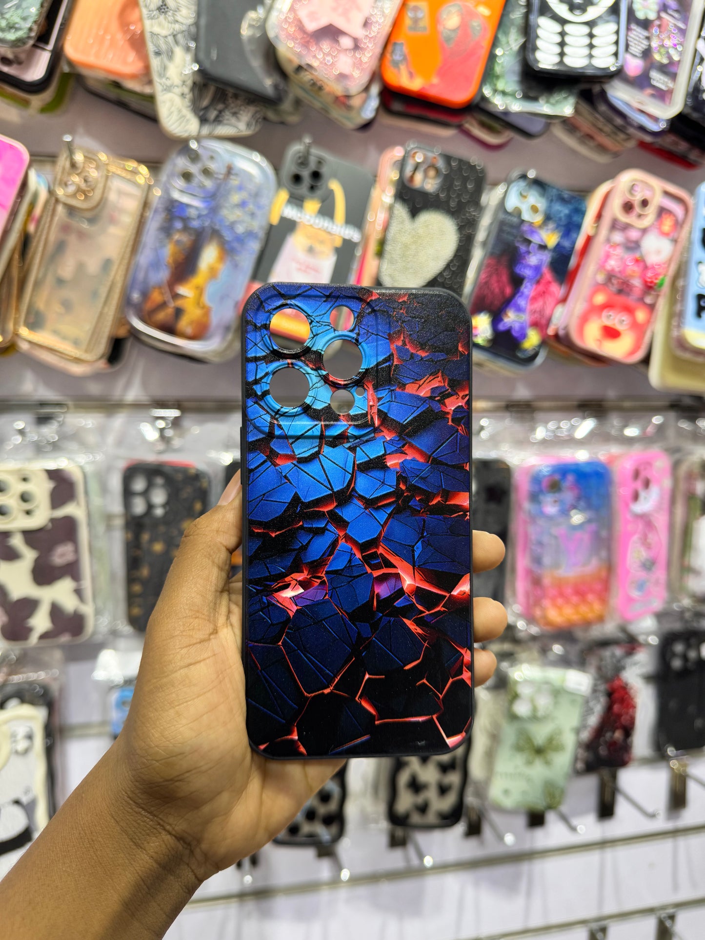 Blue volcano  Case For Phones
