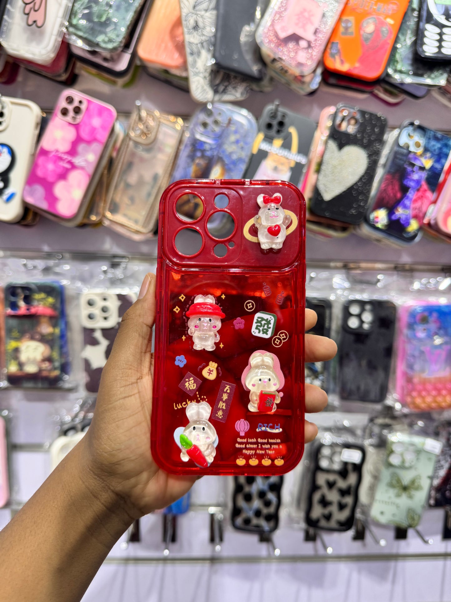 Red Lucky Case For IPhones